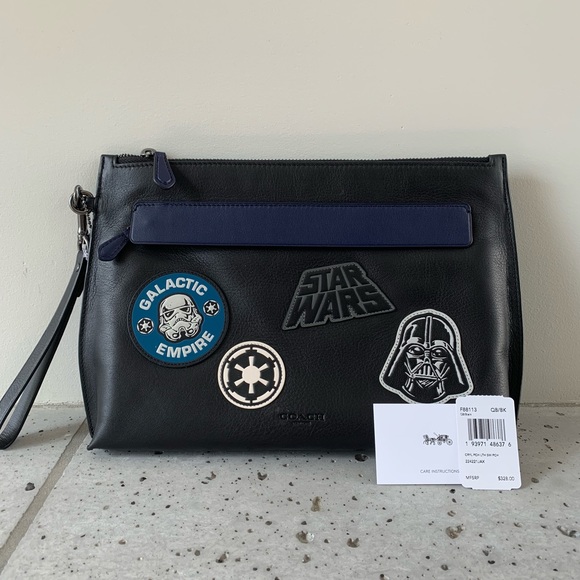 Star Wars X Coach Carryall Pouch With Patches - Picture 6 of 7